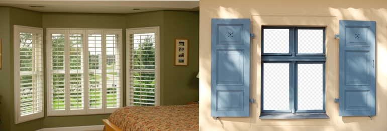 Fort Myers Florida interior and exterior shutters