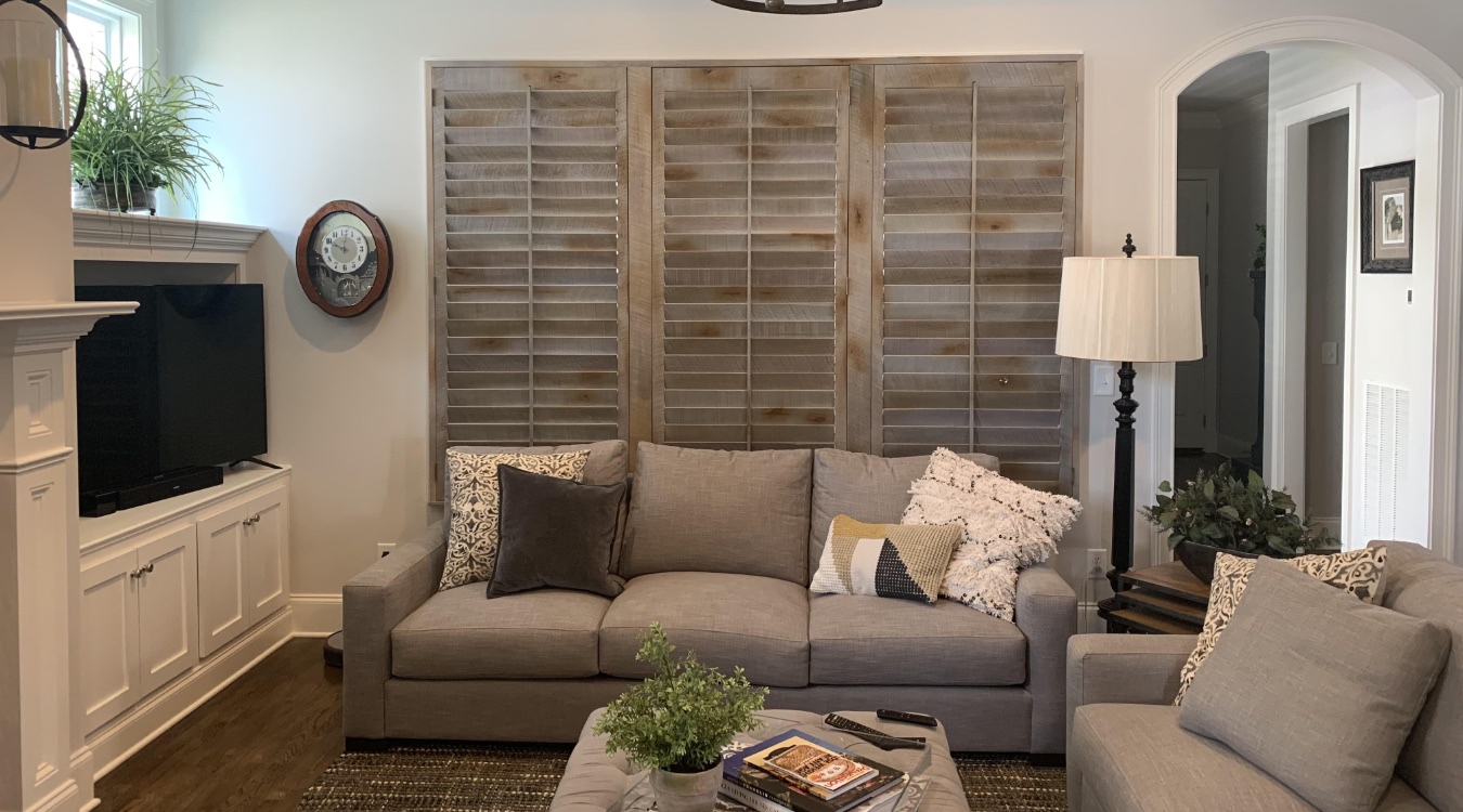 Reclaimed wood shutters in Fort Myers