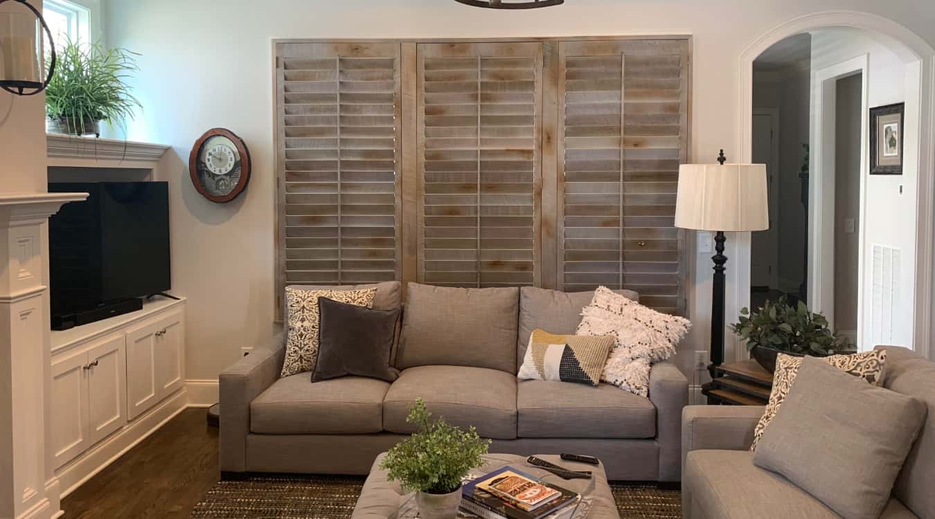 Reclaimed wood shutters in Fort Myers