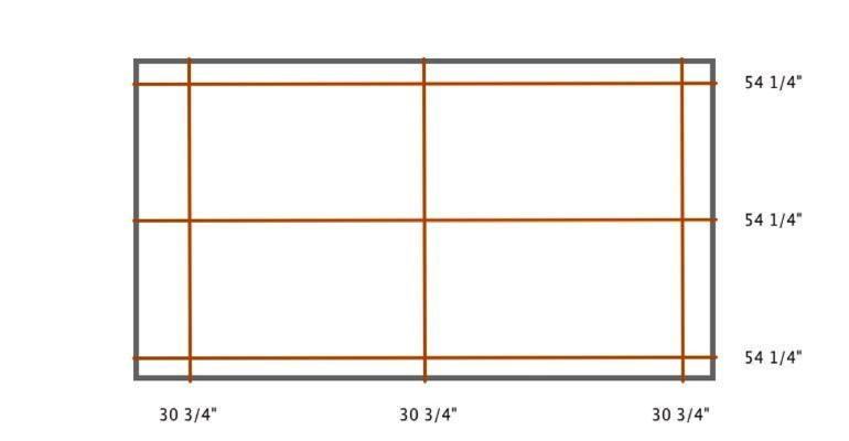 Fort Myers indoor shutter measurement diagram