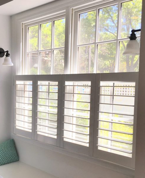 Faux wood cafe shutters Fort Myers faux wood cafe shutters