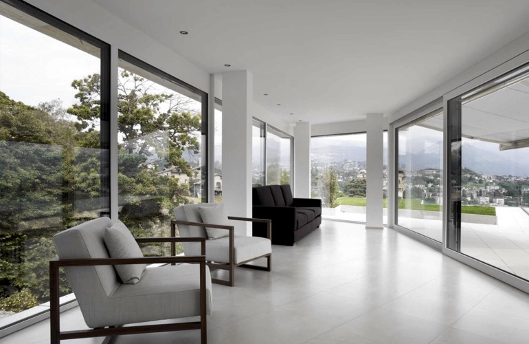 Window Film For A Contemporary Room In Fort Myers Contemporary room with window film